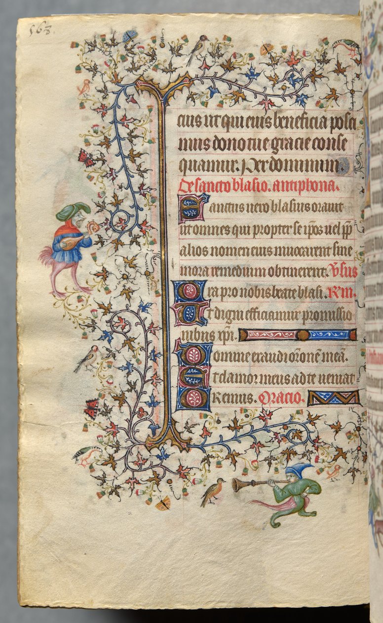 Stundenbuch von Karl dem Edlen, König von Navarra (1361-1425): fol. 278v, Text von Master of the Brussels Initials and Associates