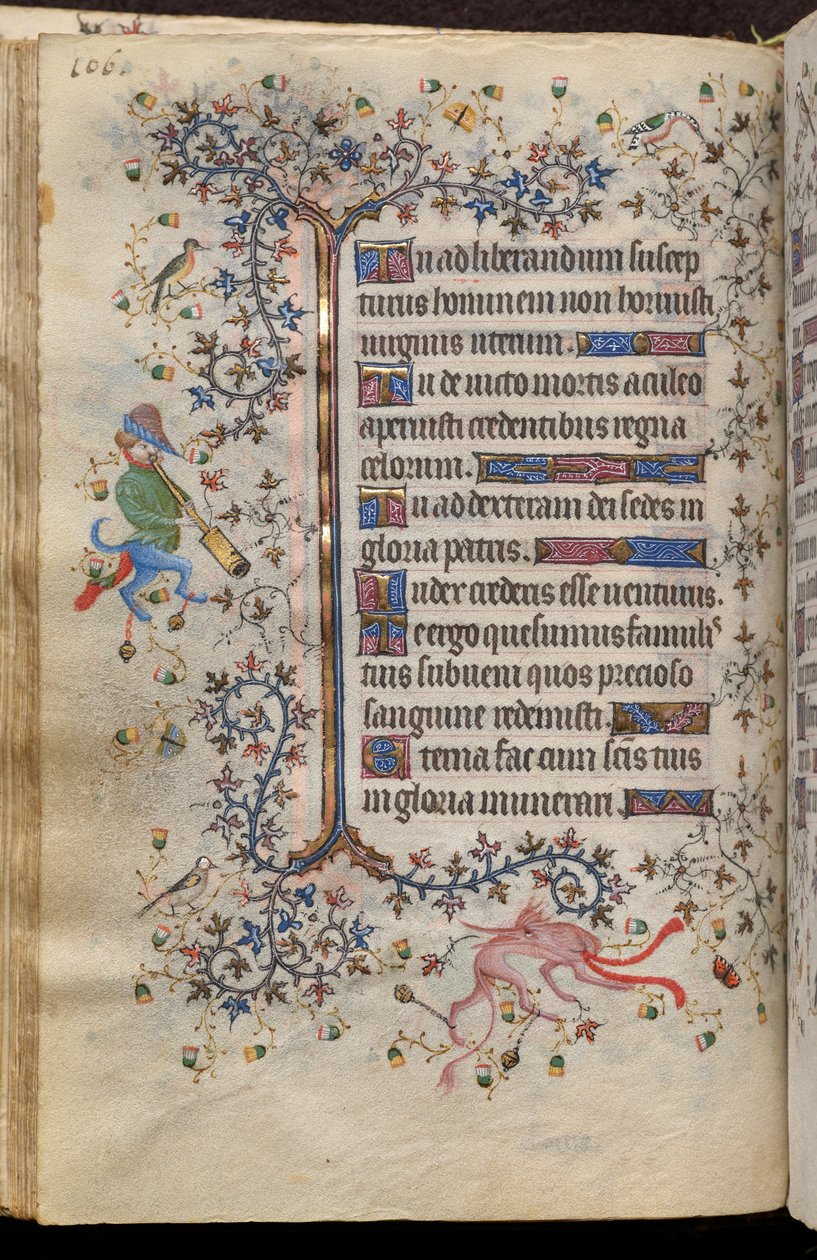Stundenbuch von Karl dem Edlen, König von Navarra (1361-1425): fol. 53v, Text von Master of the Brussels Initials and Associates