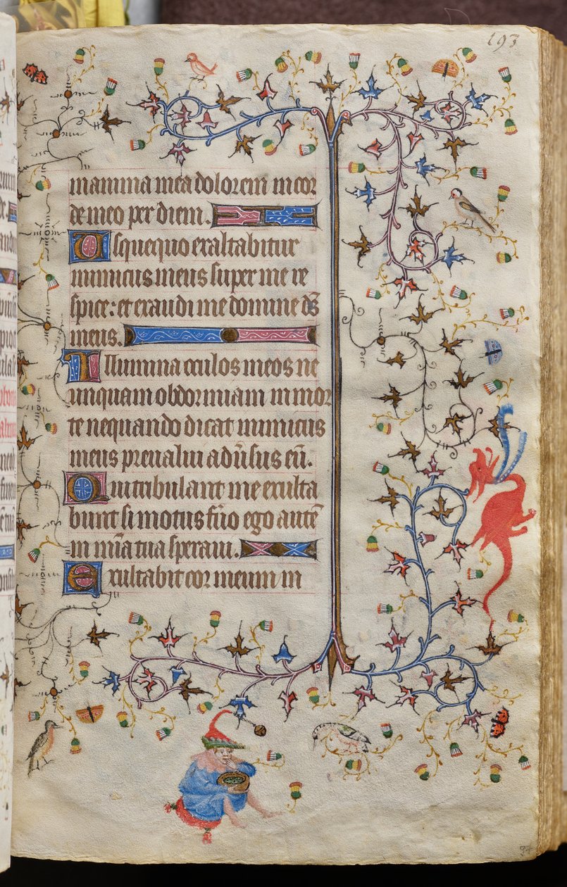 Stundenbuch von Karl dem Edlen, König von Navarra (1361-1425): fol. 97r, Text von Master of the Brussels Initials and Associates