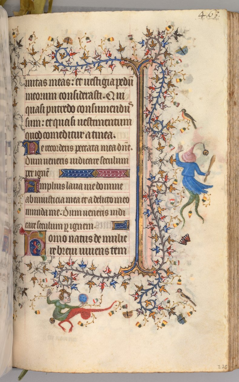 Stundenbuch von Charles dem Edlen, König von Navarra 1361-1425: fol. 226r, Text, um 1405 von Master of the Brussels Initials and Associates