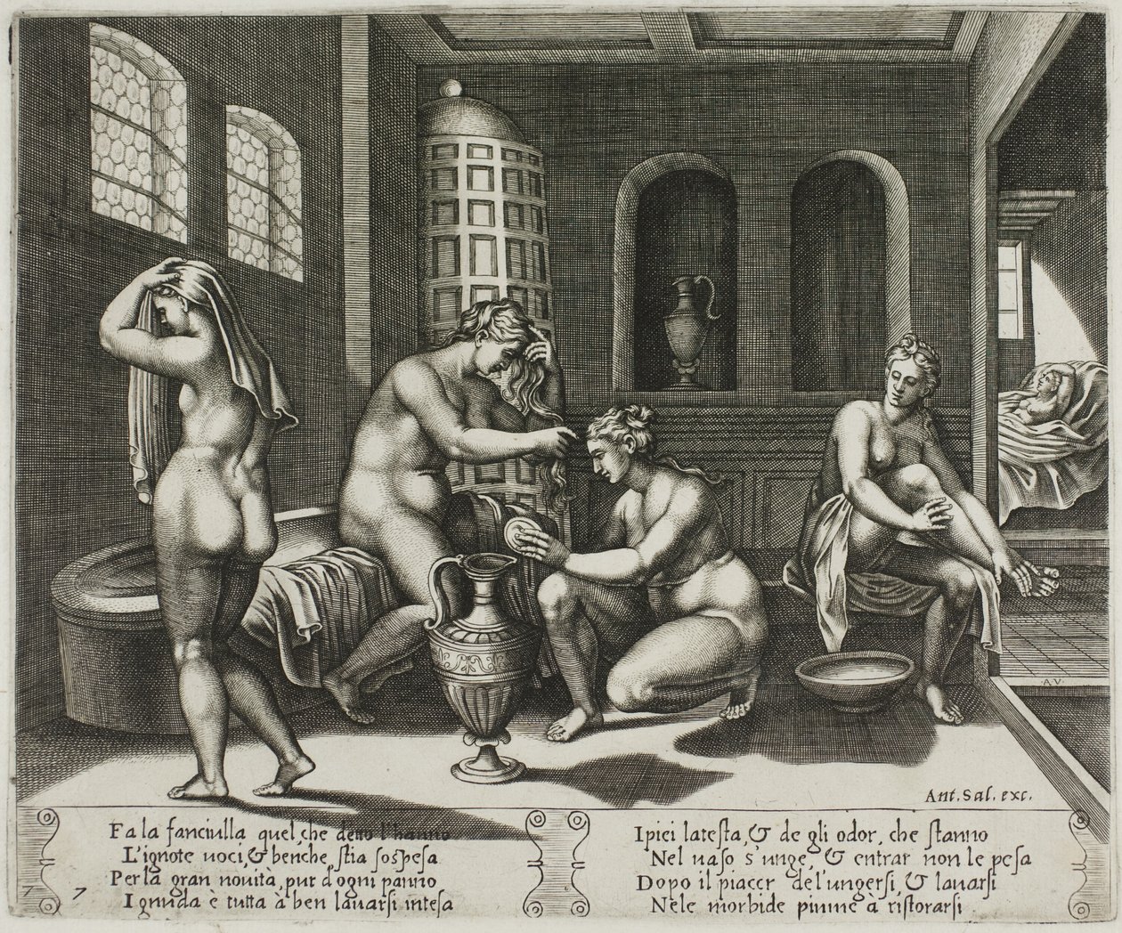 Ein weißer Vogel erzählt Venus von Cupidos Krankheit von Master of the Die