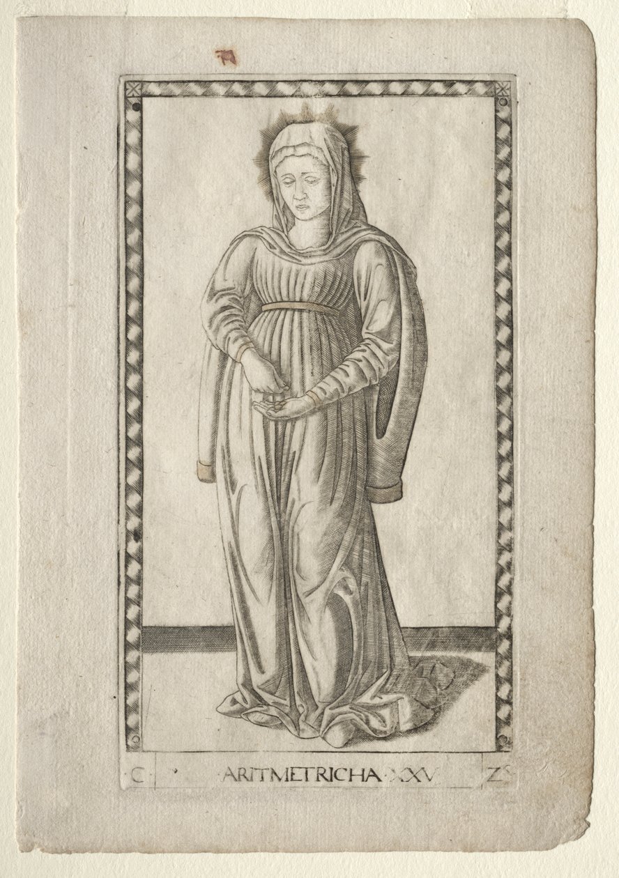 Arithmetik (aus der Tarocchi-Serie C: Freie Künste, #25) von Master of the E Series Tarocchi