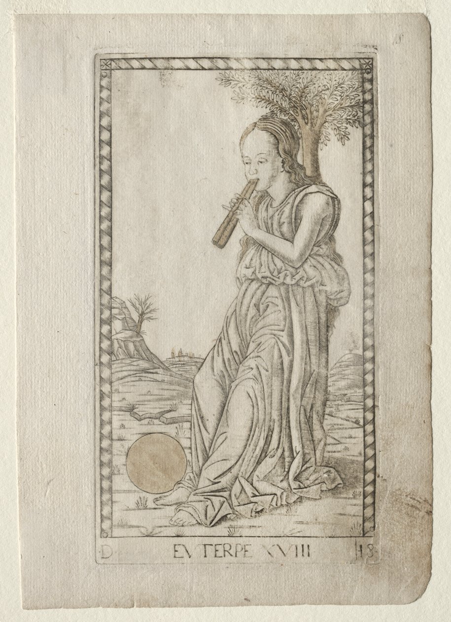 Euterpe (Musik, Lyrik) (aus der Tarocchi-Serie D: Apollo und die Musen, #18) von Master of the E Series Tarocchi
