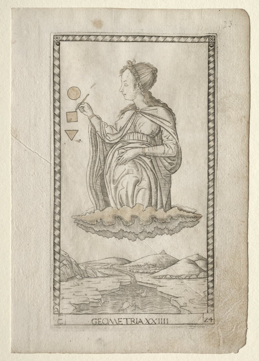 Geometrie (aus der Tarocchi-Serie C: Freie Künste, #24) von Master of the E Series Tarocchi