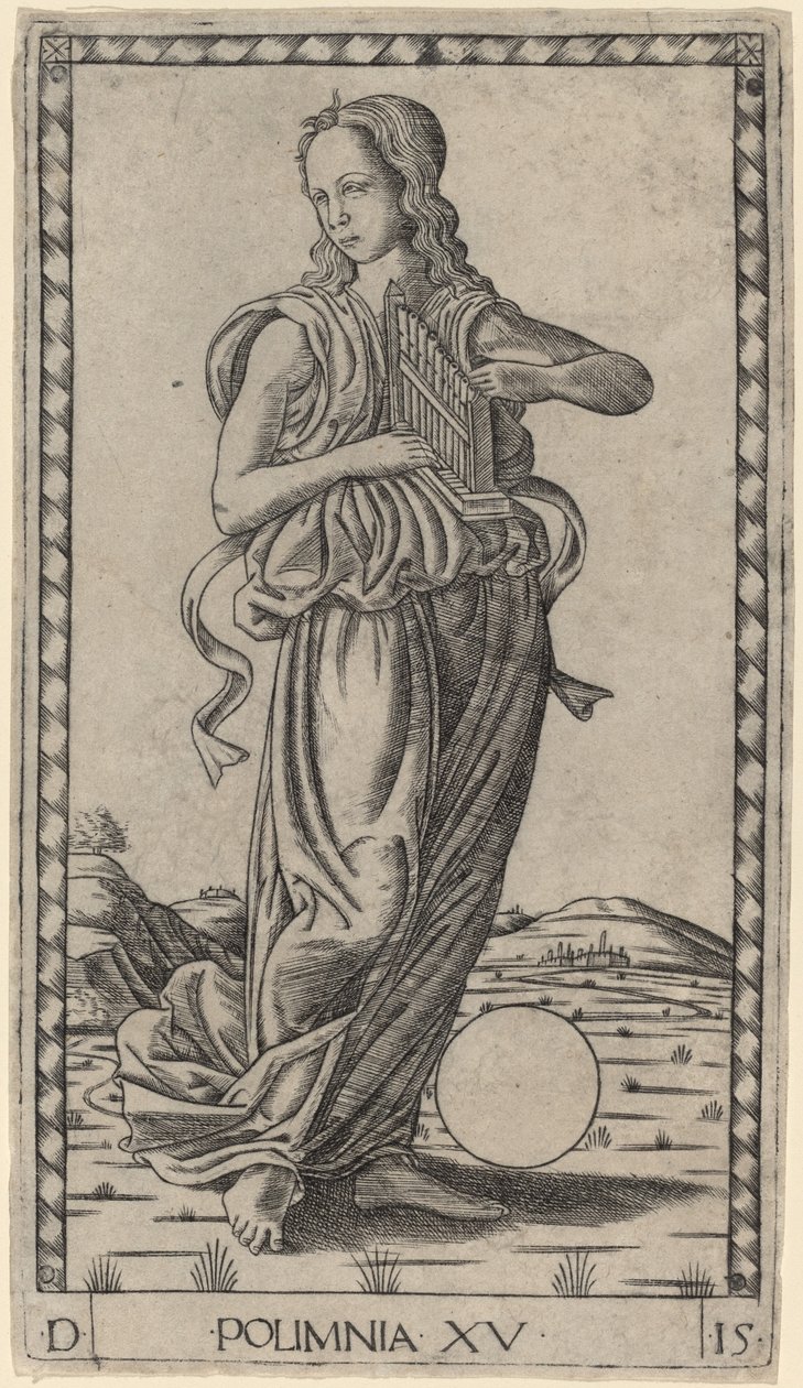 Polymnia von Master of the E-Series Tarocchi