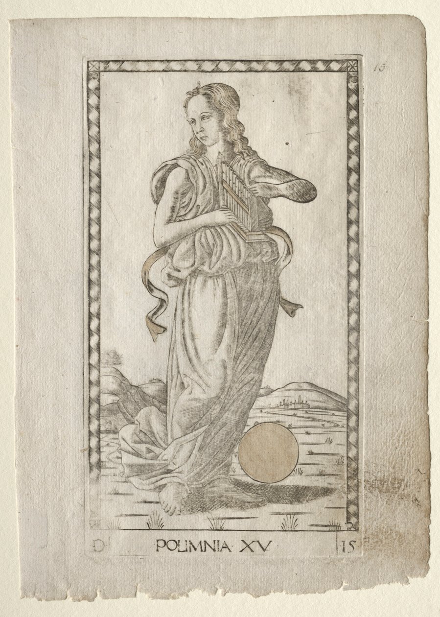 Polyhymnia heroische Hymnen aus der Tarocchi-Serie D... von Master of the E-Series Tarocchi