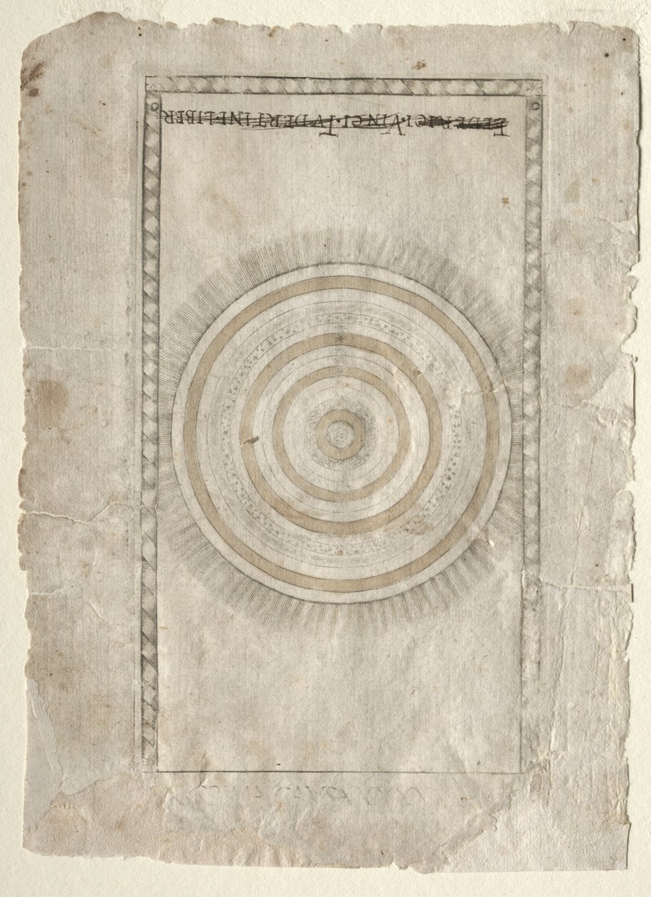 Die Empyreische Sphäre aus den Tarocchi, Serie A..., vor 1467 von Master of the E Series Tarocchi