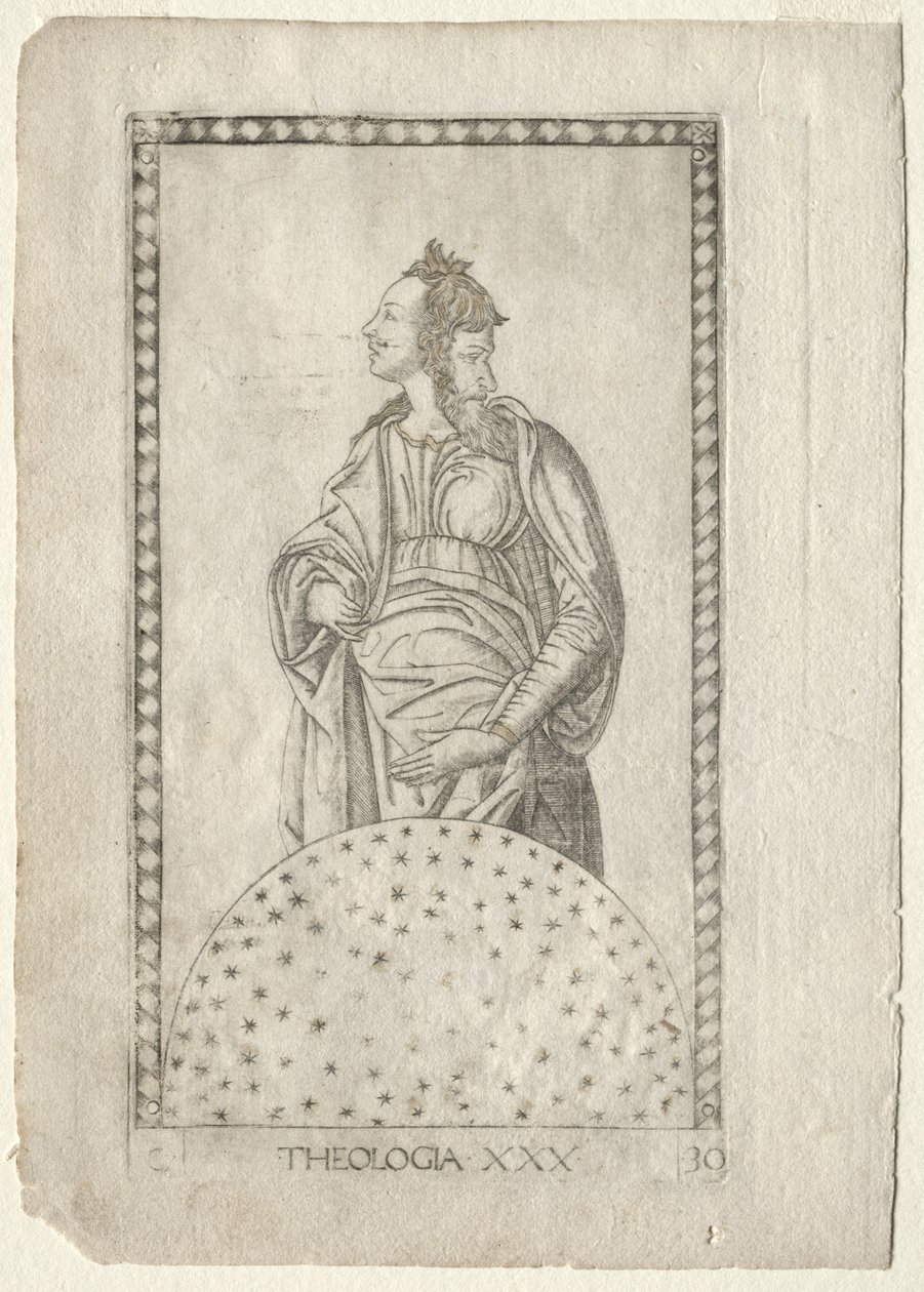 Theologie (aus der Tarocchi-Serie C: Freie Künste, #30) von Master of the E Series Tarocchi