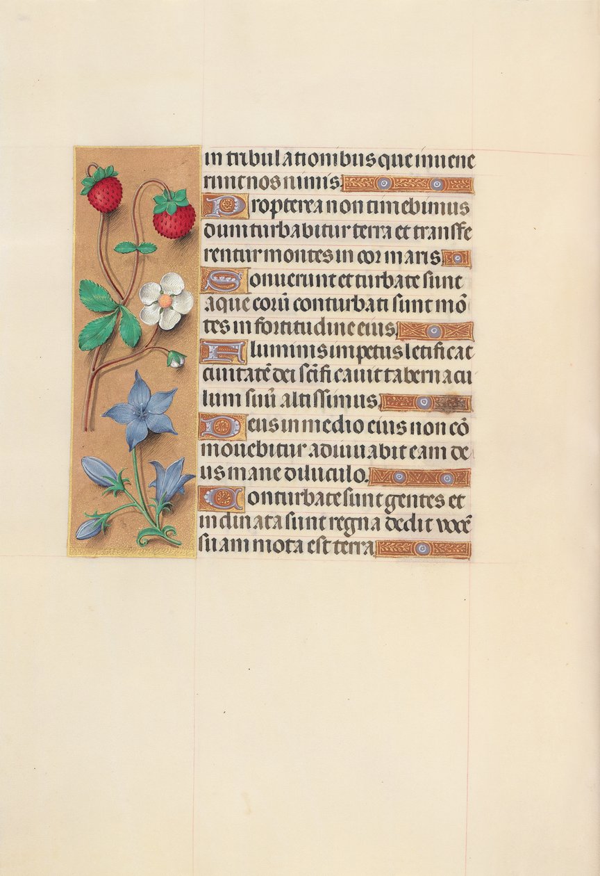 Stundenbuch der Königin Isabella die Katholische, Königin von Spanien: Fol. 105v von Master of the First Prayerbook of Maximillian