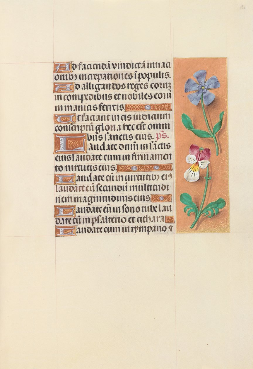 Stundenbuch der Königin Isabella der Katholischen, Königin von Spanien: Fol. 122r, um 1500 von Master of the First Prayerbook of Maximillian