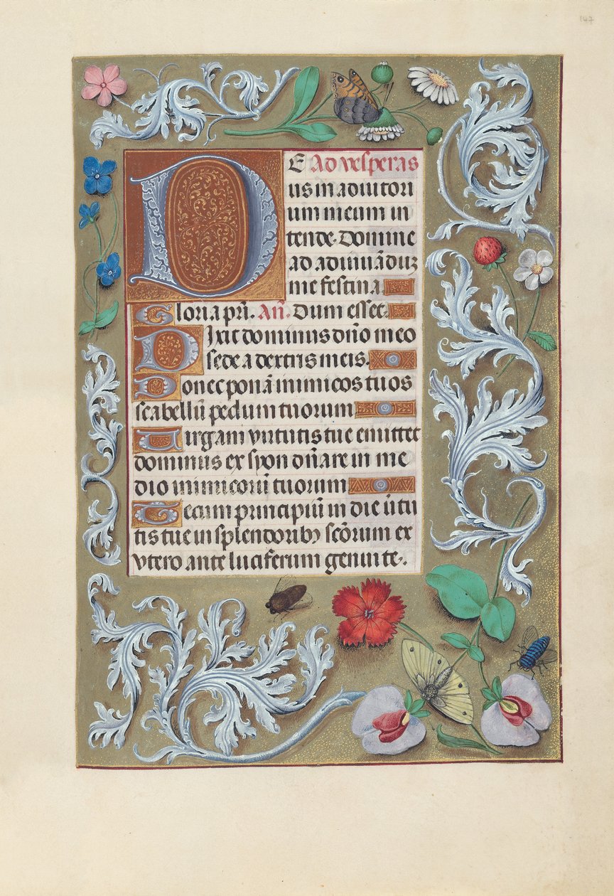 Stundenbuch der Königin Isabella der Katholischen, Königin von Spanien: Fol. 147r von Master of the First Prayerbook of Maximillian
