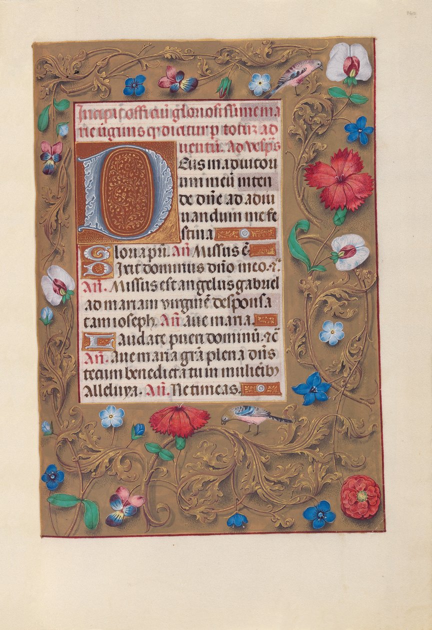Stundenbuch der Königin Isabella der Katholischen, Königin von Spanien: Fol. 160r von Master of the First Prayerbook of Maximillian