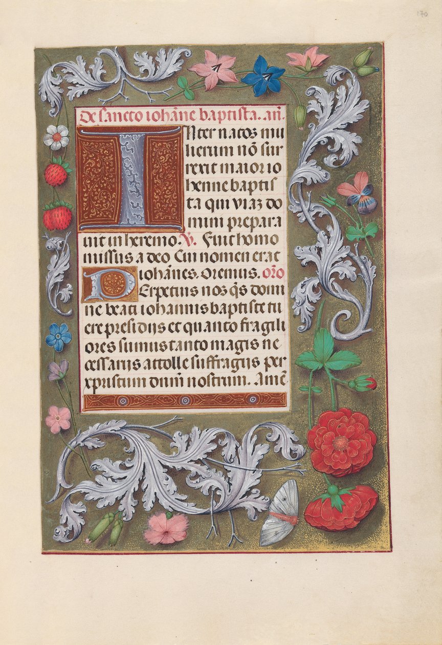 Stundenbuch von Königin Isabella der Katholischen, Königin von Spanien: Fol. 170r, um 1500 von Master of the First Prayerbook of Maximillian