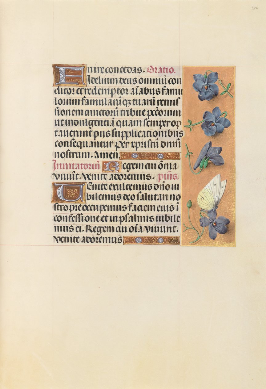 Stundenbuch der Königin Isabella der Katholischen, Königin von Spanien: Fol. 226r, um 1500 von Master of the First Prayerbook of Maximillian