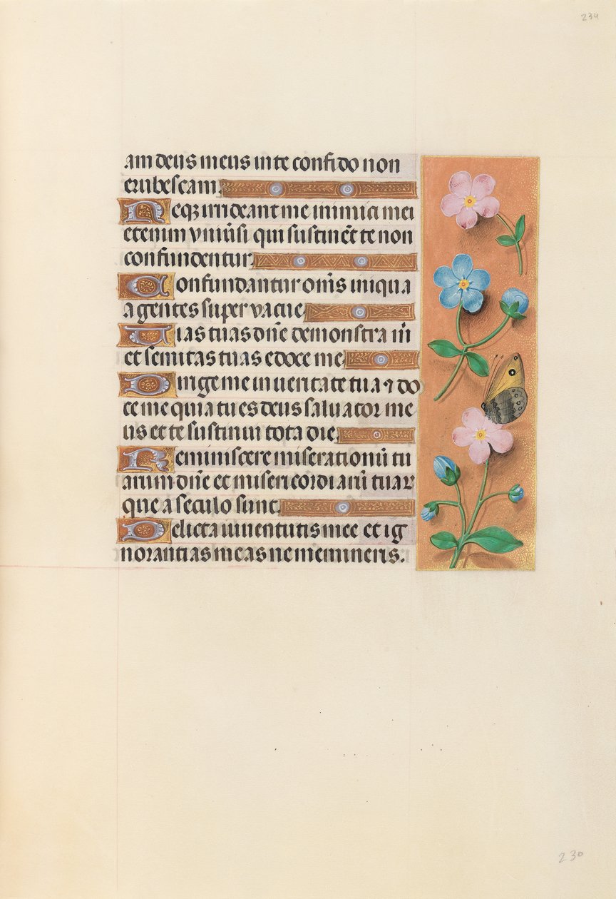 Stundenbuch der Königin Isabella der Katholischen, Königin von Spanien: Fol. 234r, ca. 1500 von Master of the First Prayerbook of Maximillian