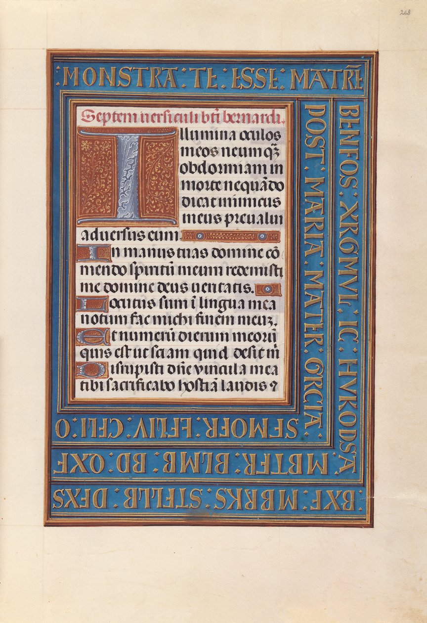 Stundenbuch der Königin Isabella der Katholischen, Königin von Spanien: Fol. 268r, ca. 1500 von Master of the First Prayerbook of Maximillian