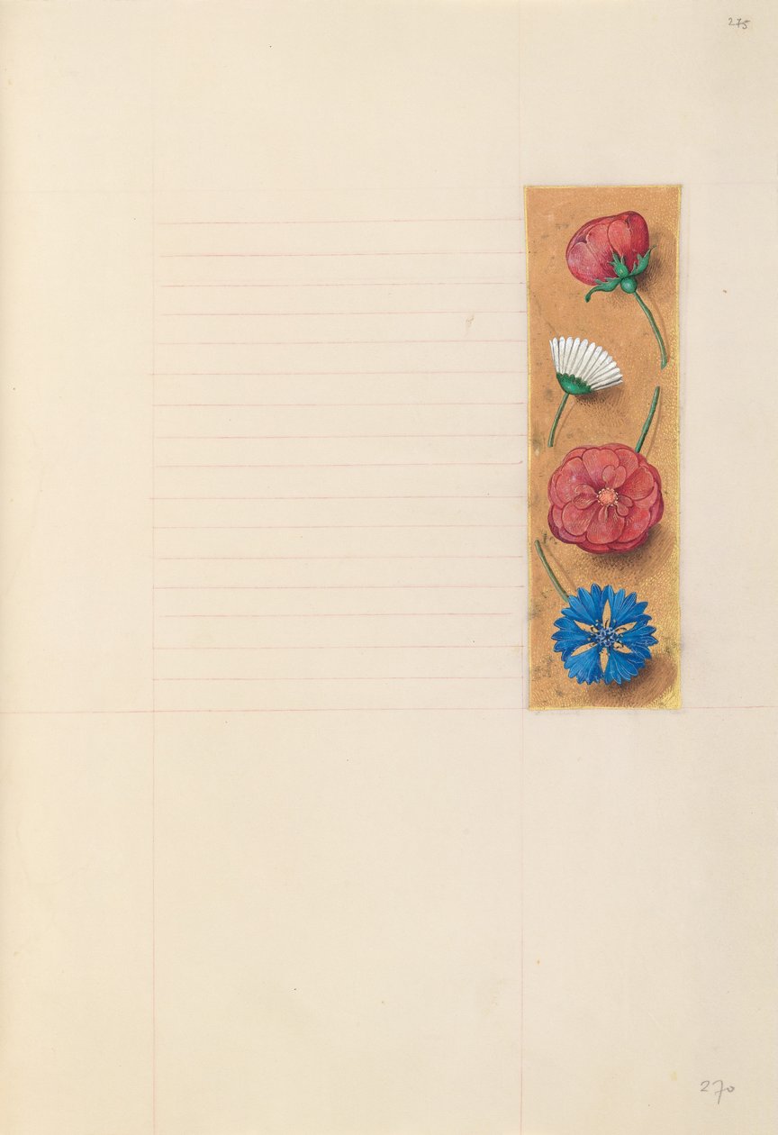Stundenbuch der Königin Isabella der Katholischen, Königin von Spanien: Fol. 275r von Master of the First Prayerbook of Maximillian