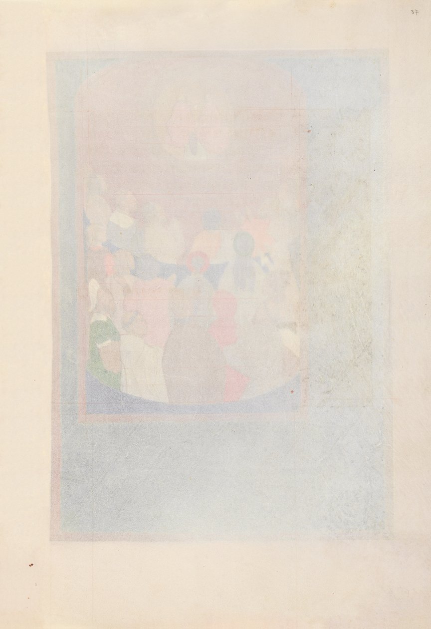Stundenbuch der Königin Isabella der Katholischen, Königin von Spanien: Fol. 37r, ca. 1500 von Master of the First Prayerbook of Maximillian