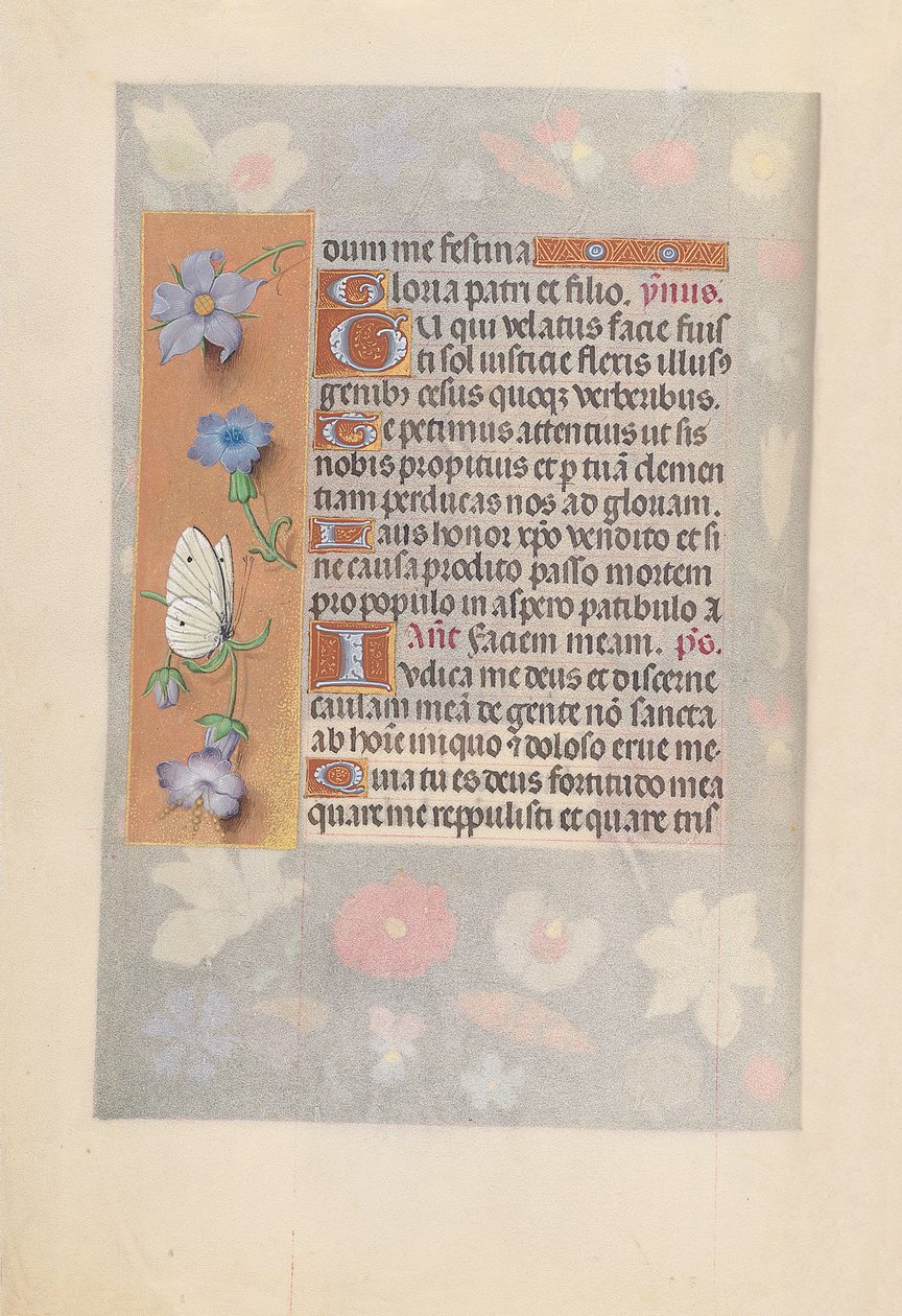 Stunden der Königin Isabella der Katholischen, Königin von Spanien: Fol. 61v, um 1500 von Master of the First Prayerbook of Maximillian