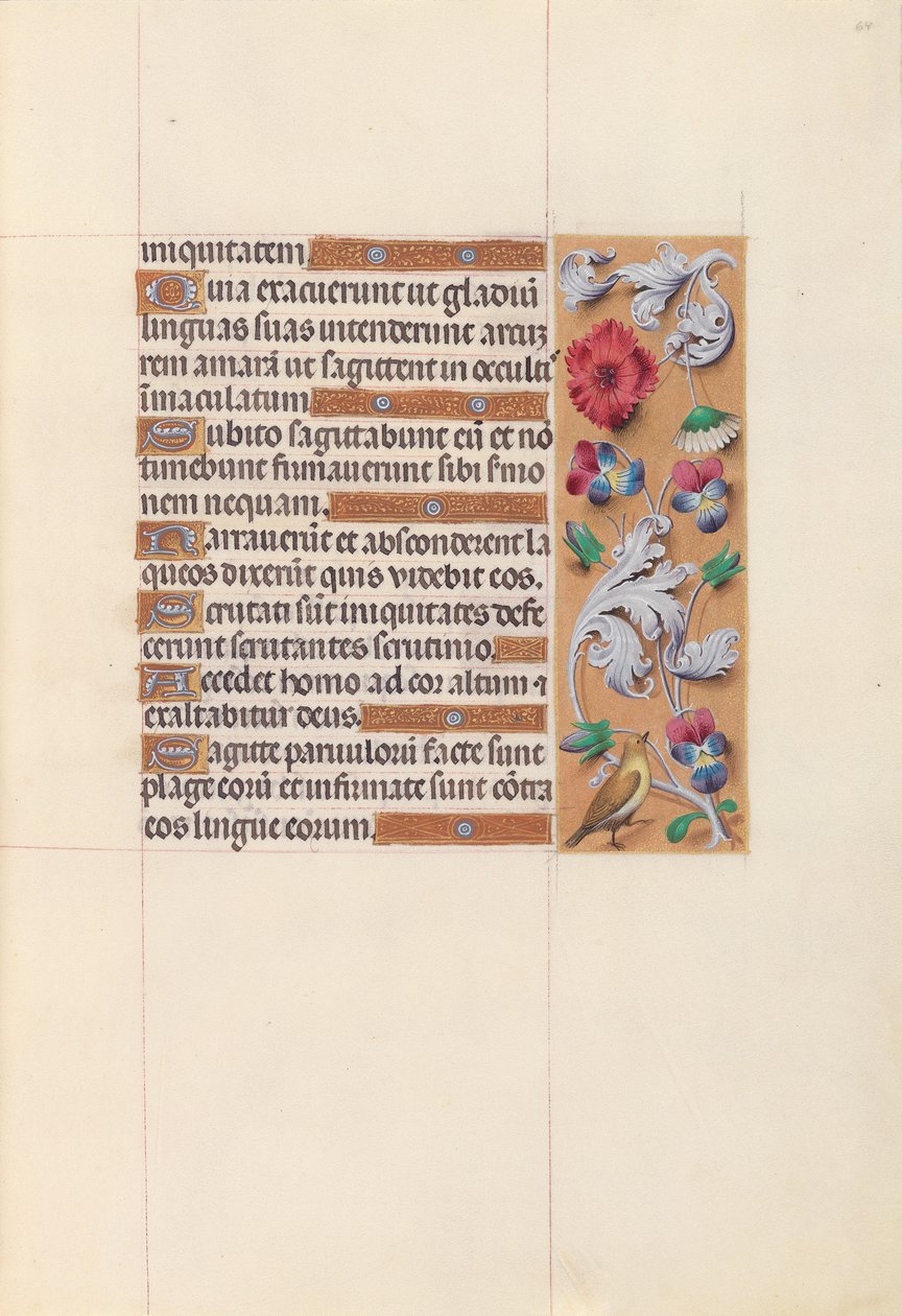 Stunden der Königin Isabella der Katholischen, Königin von Spanien: Fol. 64r, ca. 1500 von Master of the First Prayerbook of Maximillian