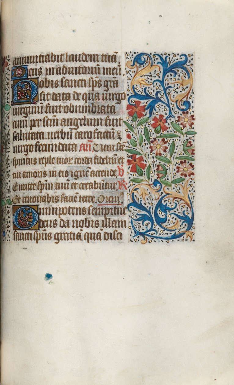 Stundenbuch Gebrauch von Rouen: fol. 100r, um 1470 von Master of the Geneva Latini