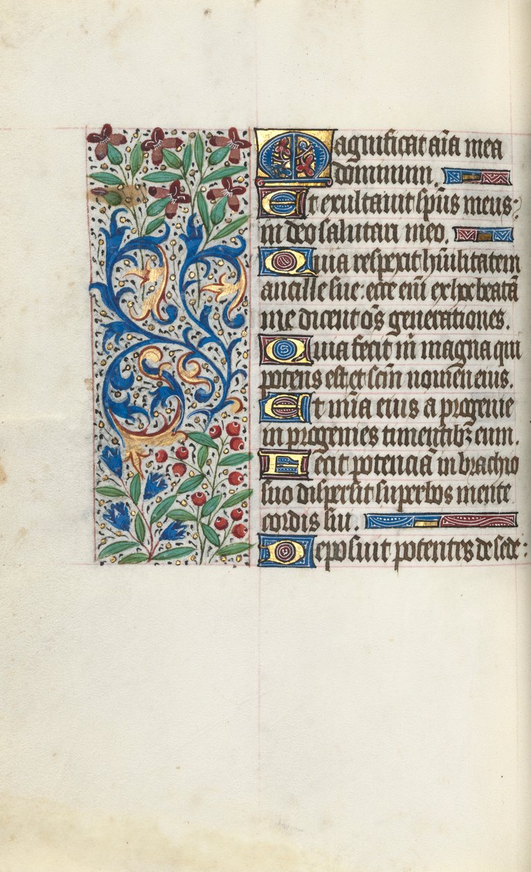 Stundenbuch Gebrauch von Rouen: fol. 107v, um 1470 von Master of the Geneva Latini