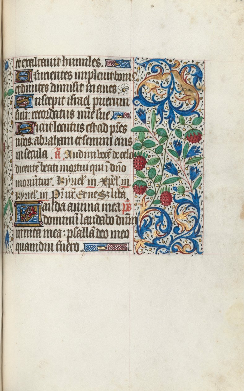 Stundenbuch Gebrauch von Rouen: fol. 108r, um 1470 von Master of the Geneva Latini