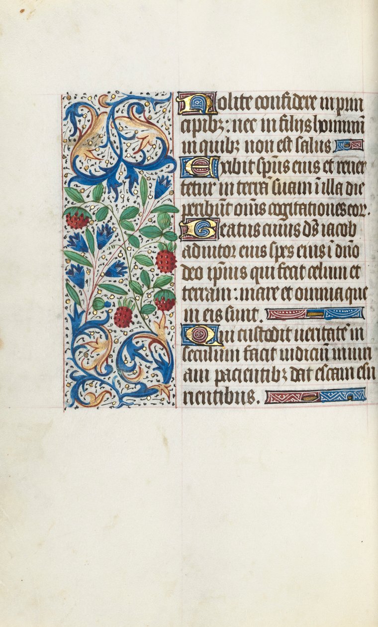 Stundenbuch Gebrauch von Rouen: fol. 108v, ca. 1470 von Master of the Geneva Latini