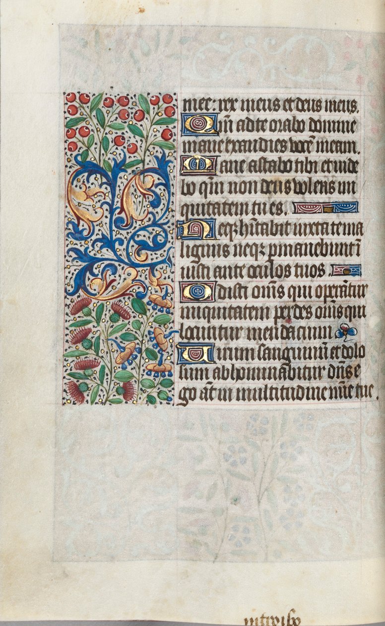 Stundenbuch Gebrauch von Rouen: fol. 110v, ca. 1470 von Master of the Geneva Latini