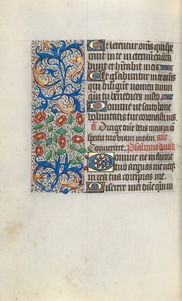 Stundenbuch Gebrauch von Rouen: fol. 111v, ca. 1470 von Master of the Geneva Latini