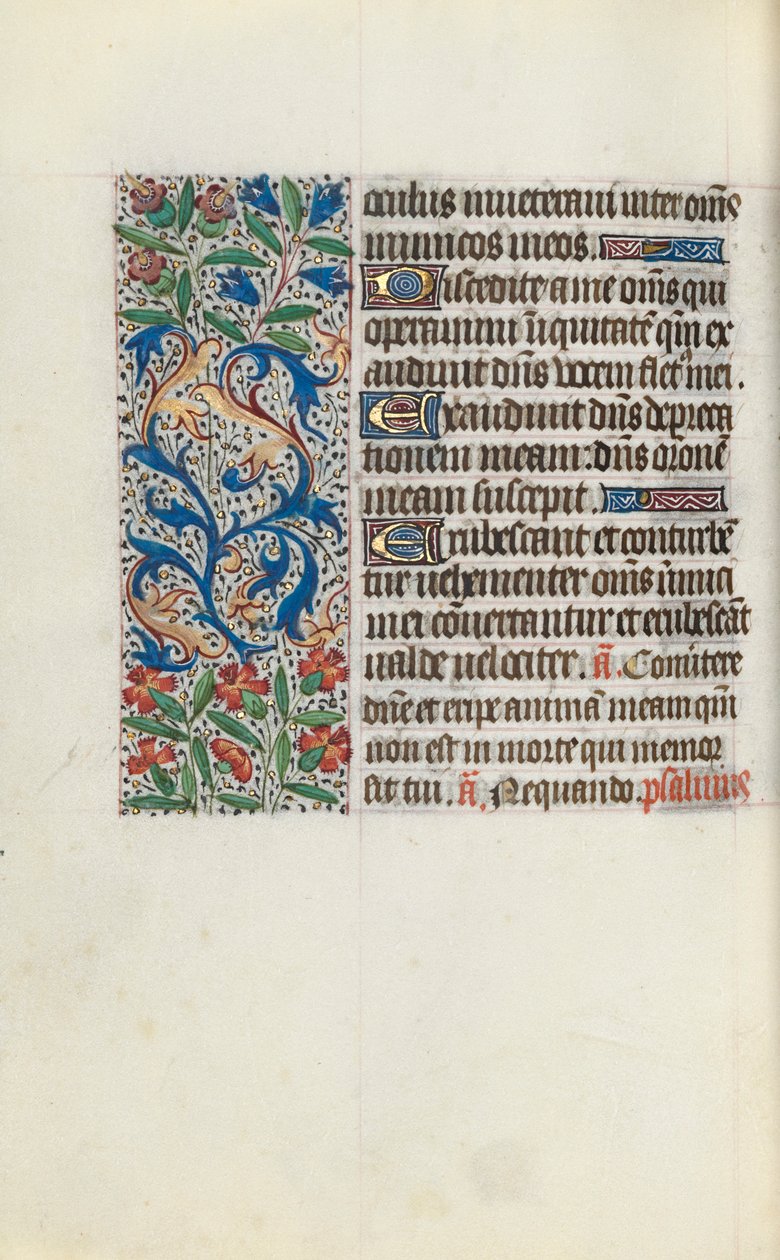 Stundenbuch Gebrauch von Rouen: fol. 112v, um 1470 von Master of the Geneva Latini