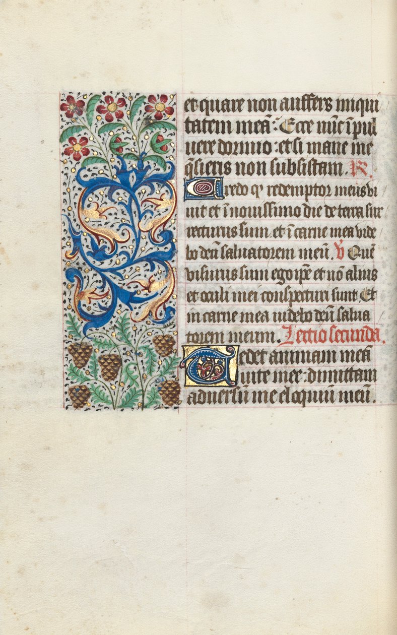 Stundenbuch Gebrauch von Rouen: fol. 115v, ca. 1470 von Master of the Geneva Latini