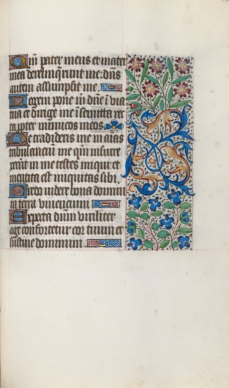 Stundenbuch Gebrauch von Rouen: fol. 122r, ca. 1470 von Master of the Geneva Latini