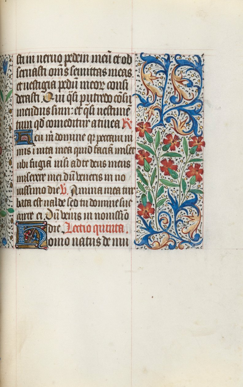 Stundenbuch Gebrauch von Rouen: fol. 123r, ca. 1470 von Master of the Geneva Latini