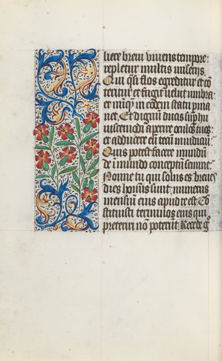 Stundenbuch Gebrauch von Rouen: fol. 123v, ca. 1470 von Master of the Geneva Latini