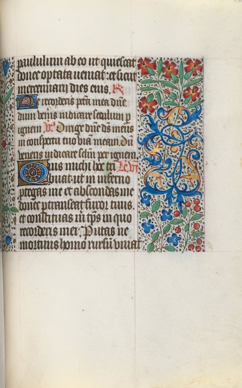 Stundenbuch Gebrauch von Rouen: fol. 124r, um 1470 von Master of the Geneva Latini