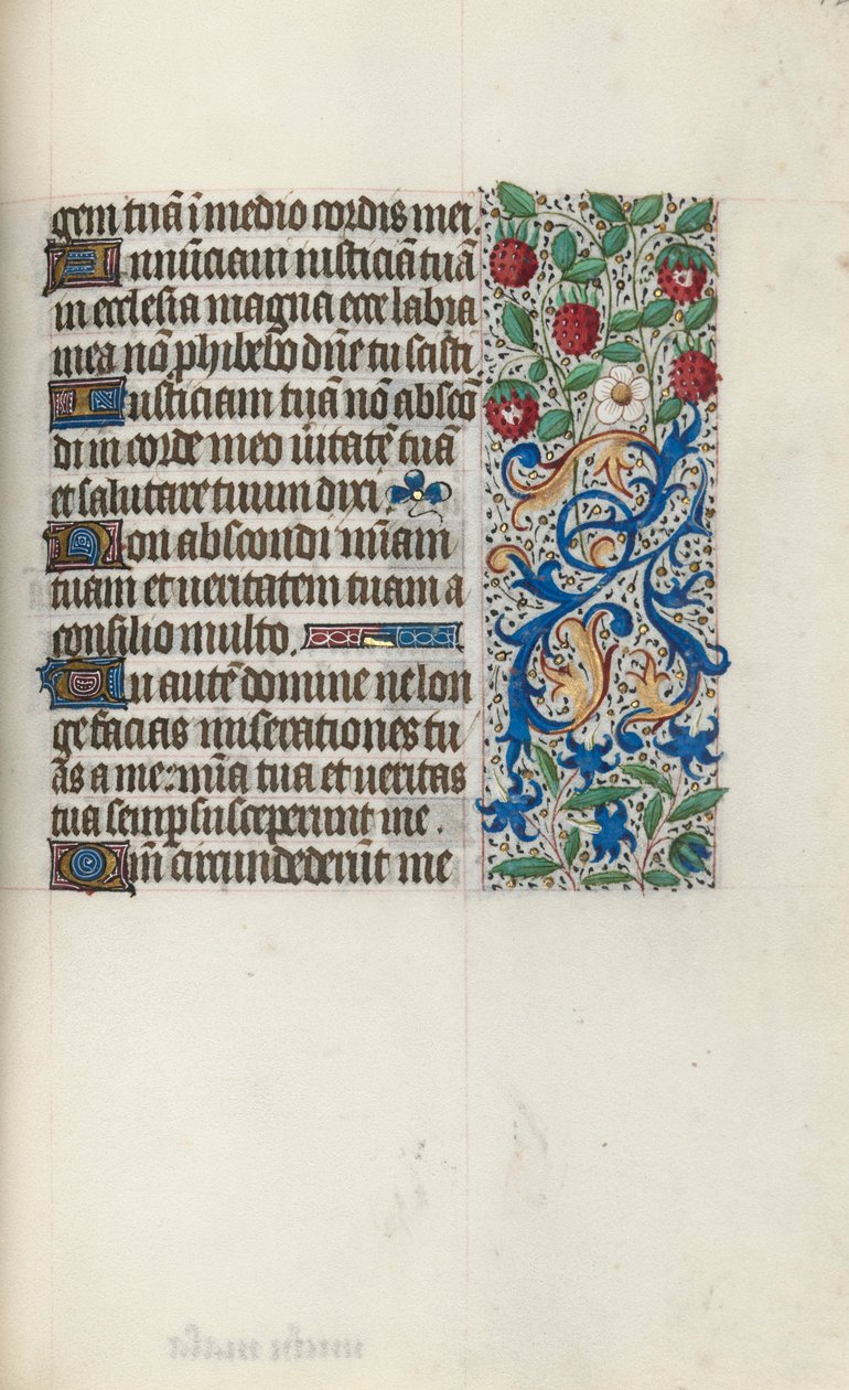 Stundenbuch Gebrauch von Rouen: fol. 126r, ca. 1470 von Master of the Geneva Latini