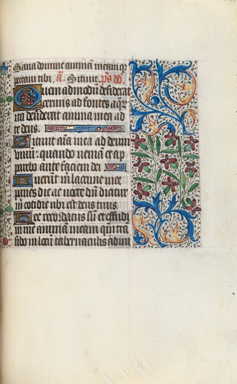 Stundenbuch Gebrauch von Rouen: fol. 129r, um 1470 von Master of the Geneva Latini