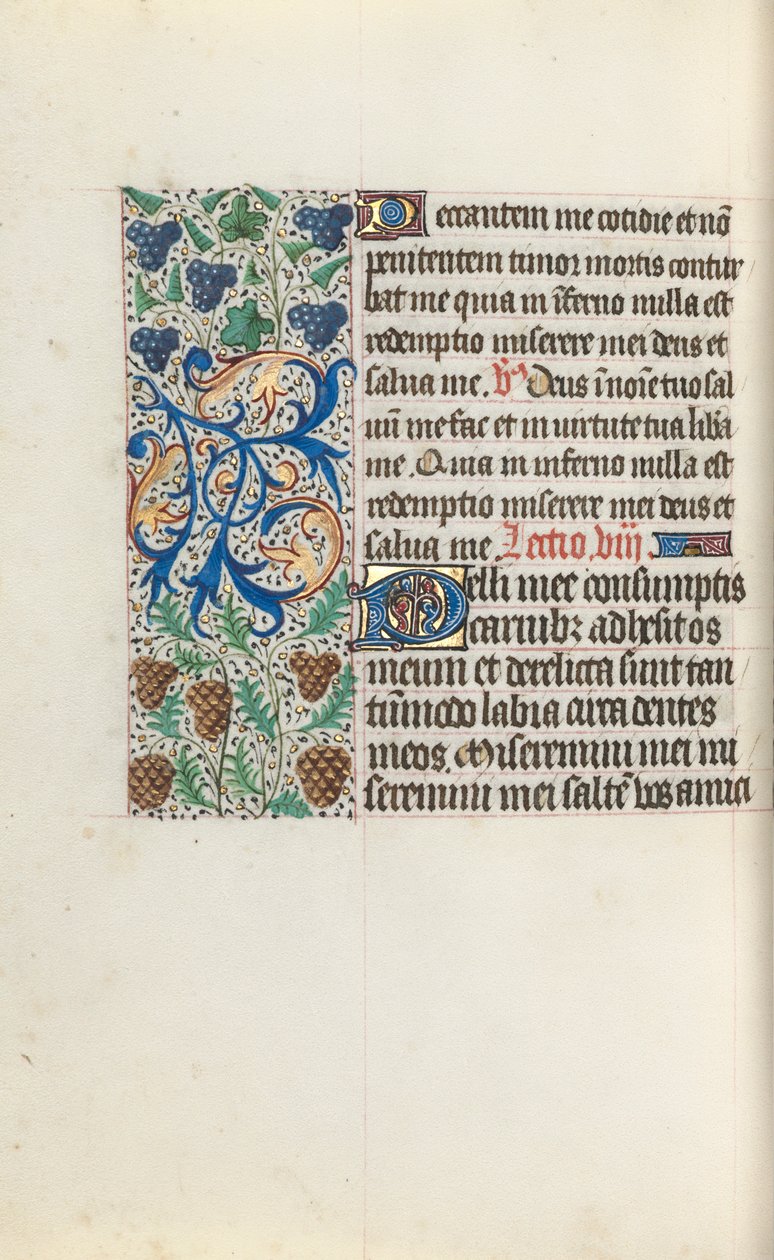 Stundenbuch Gebrauch von Rouen: fol. 131v, ca. 1470 von Master of the Geneva Latini