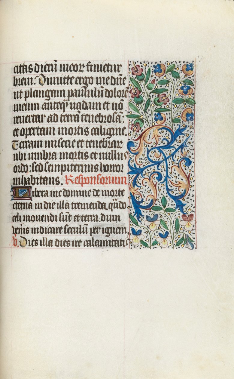 Stundenbuch Gebrauch von Rouen: fol. 133r, ca. 1470 von Master of the Geneva Latini