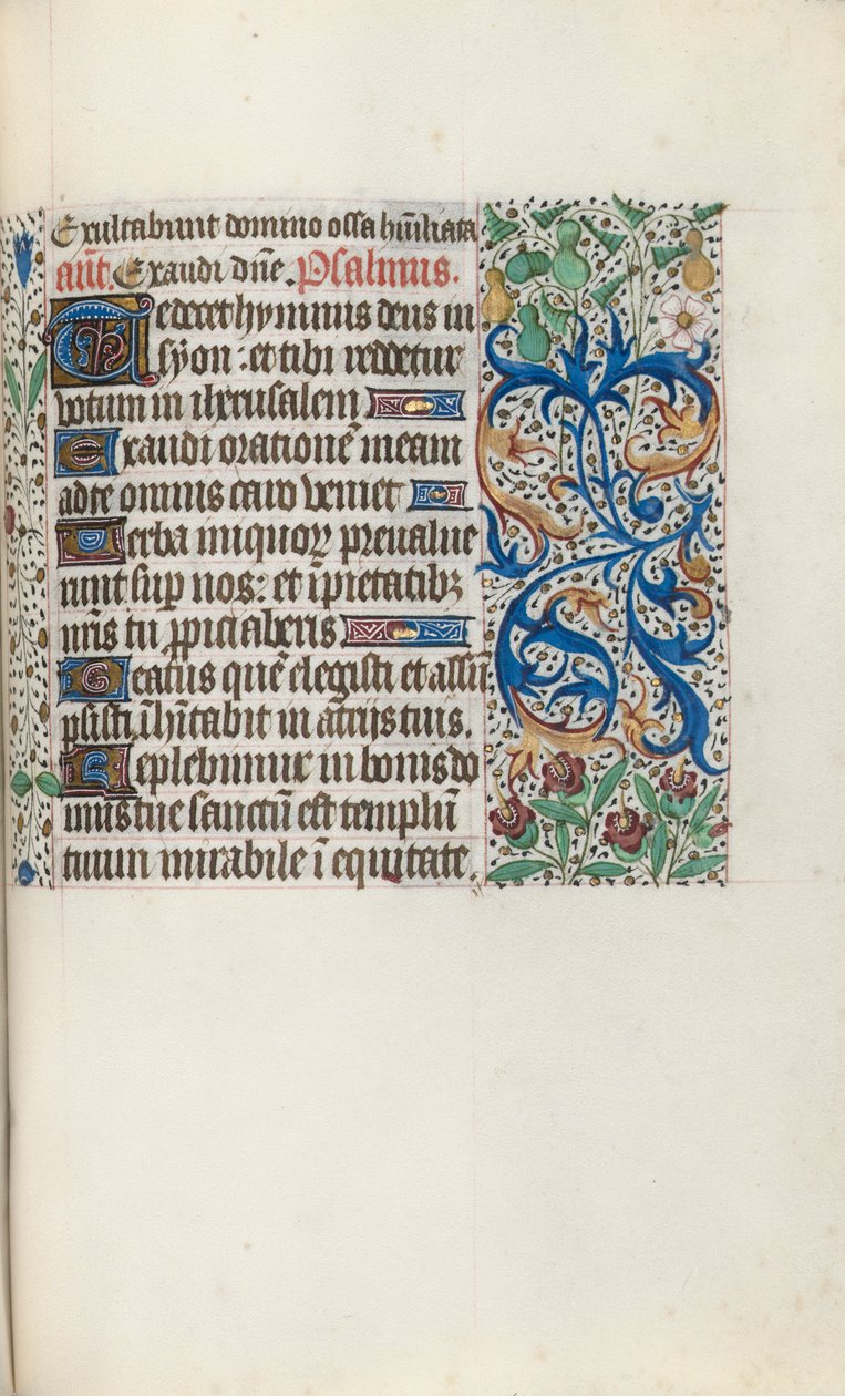 Stundenbuch Gebrauch von Rouen: fol. 136r, um 1470 von Master of the Geneva Latini