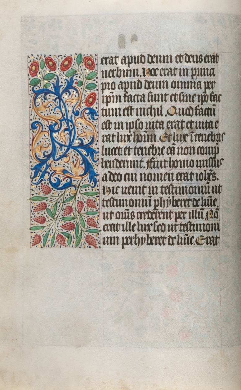 Stundenbuch Gebrauch von Rouen: fol. 13v, um 1470 von Master of the Geneva Latini