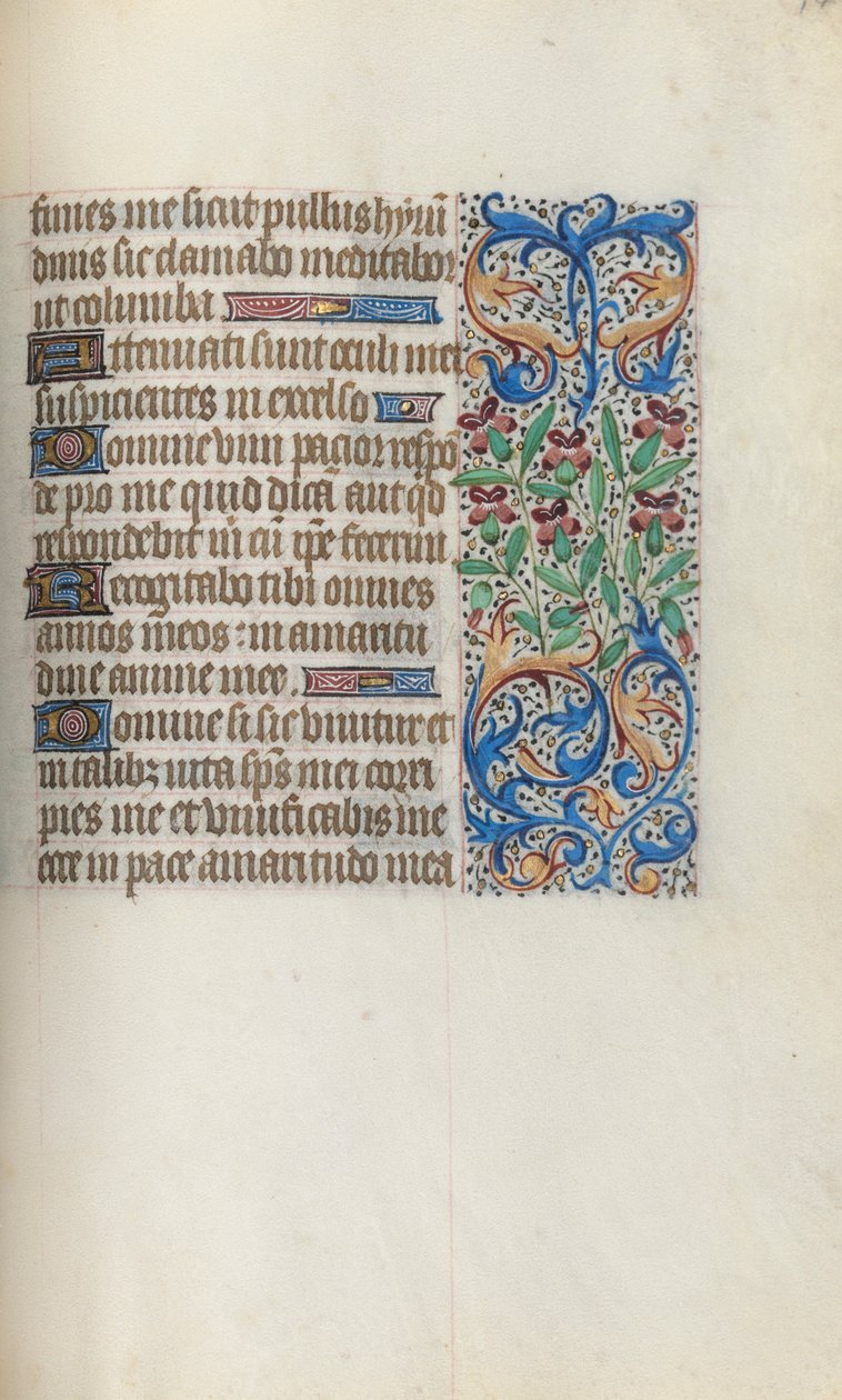 Stundenbuch Gebrauch von Rouen: fol. 140r, ca. 1470 von Master of the Geneva Latini