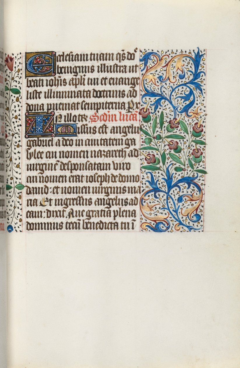 Stundenbuch Gebrauch von Rouen: fol. 141r, ca. 1470 von Master of the Geneva Latini