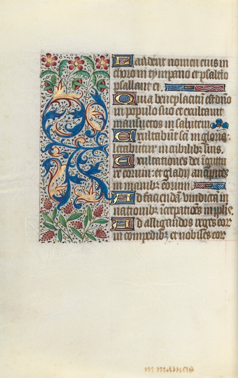 Stundenbuch Gebrauch von Rouen: fol. 142v, ca. 1470 von Master of the Geneva Latini