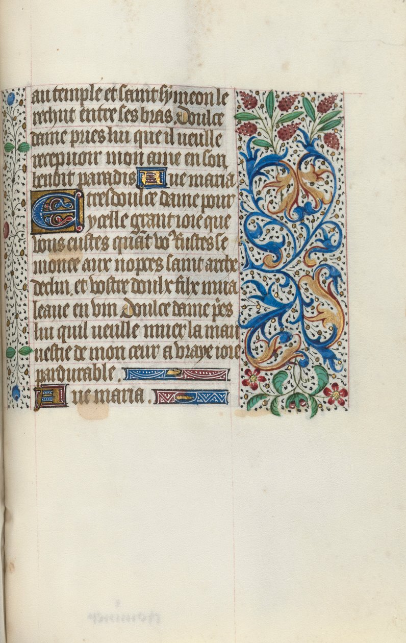 Stundenbuch Gebrauch von Rouen: fol. 149r, um 1470 von Master of the Geneva Latini