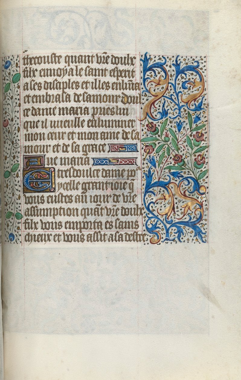 Stundenbuch Gebrauch von Rouen: fol. 151r, ca. 1470 von Master of the Geneva Latini