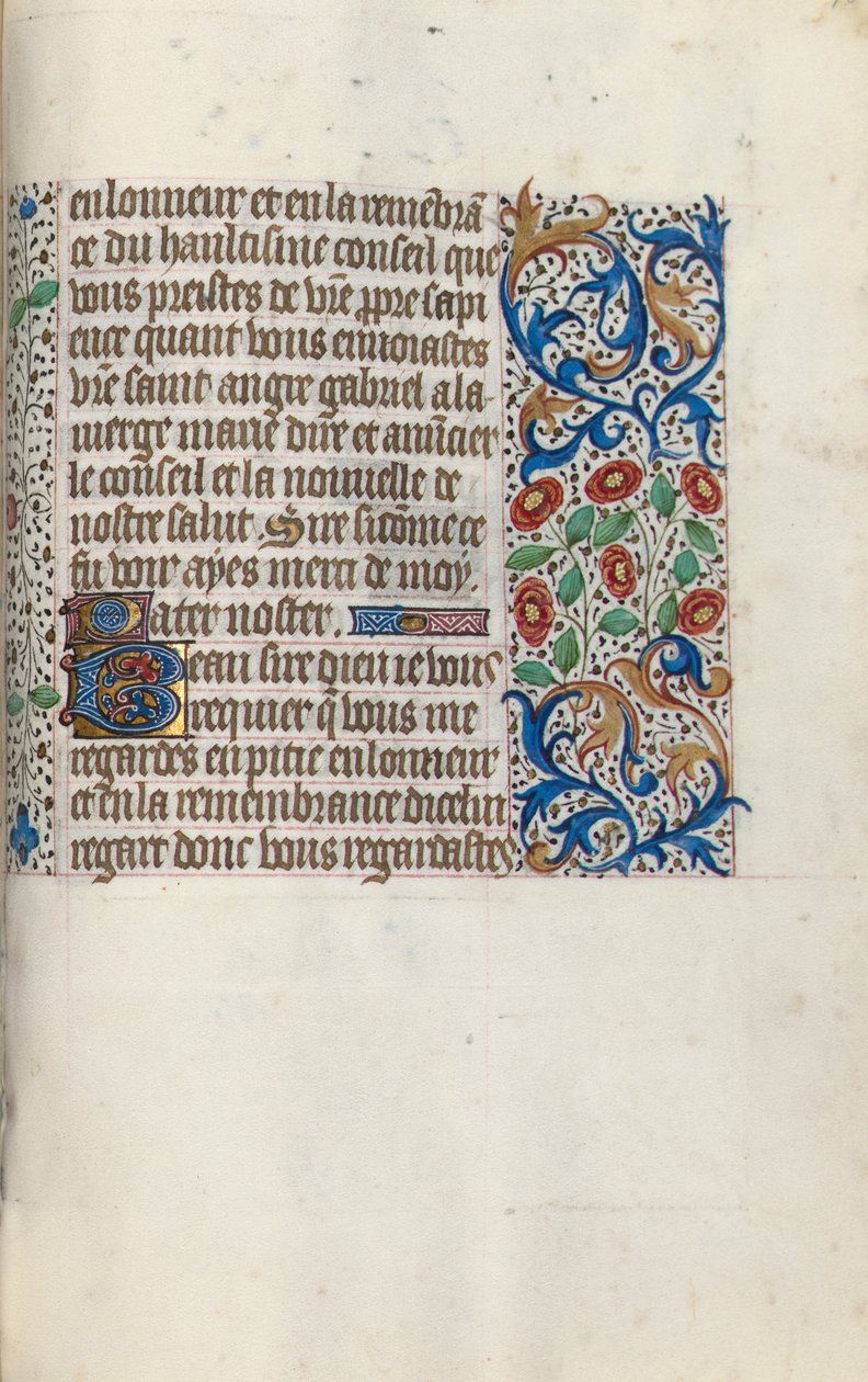 Stundenbuch Gebrauch von Rouen: fol. 152r, ca. 1470 von Master of the Geneva Latini