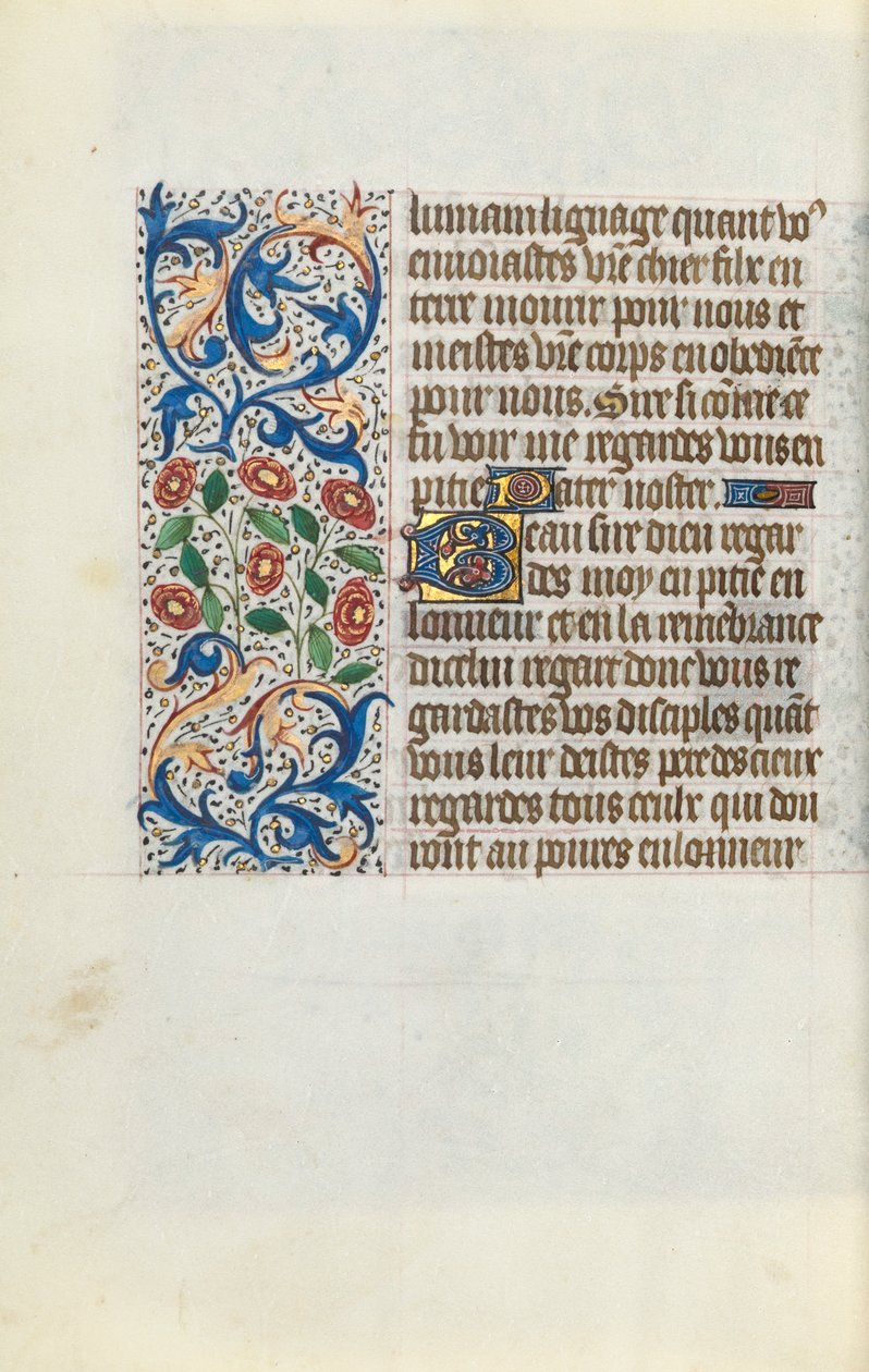 Stundenbuch Gebrauch von Rouen: fol. 152v, ca. 1470 von Master of the Geneva Latini
