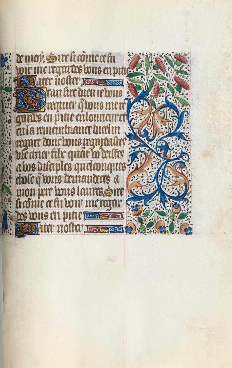 Stundenbuch Gebrauch von Rouen: fol. 153r von Master of the Geneva Latini